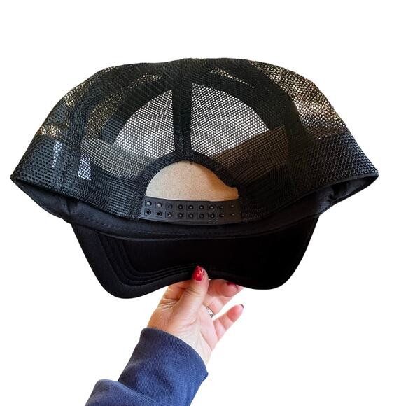 Montana Snap Back Trucker Hat Flat Bill Dad Foam Cap Mesh Back Mountains Retro - Picture 3 of 4